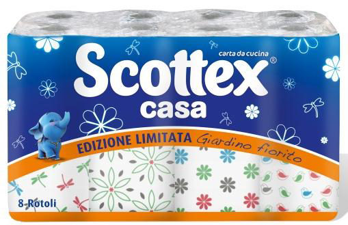 Scottex carta casa presenta le sue novità per portare unpizzico di allegria  e di colore in cucina